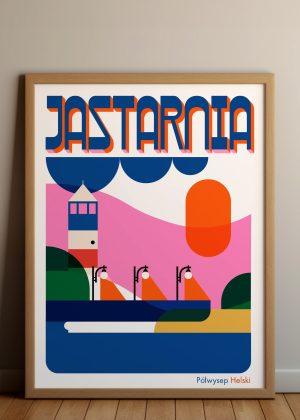Jastarnia-plakat-Andy-Lodzinski-HEL-Polwysep-Helski-Kiosk-Slowspotter