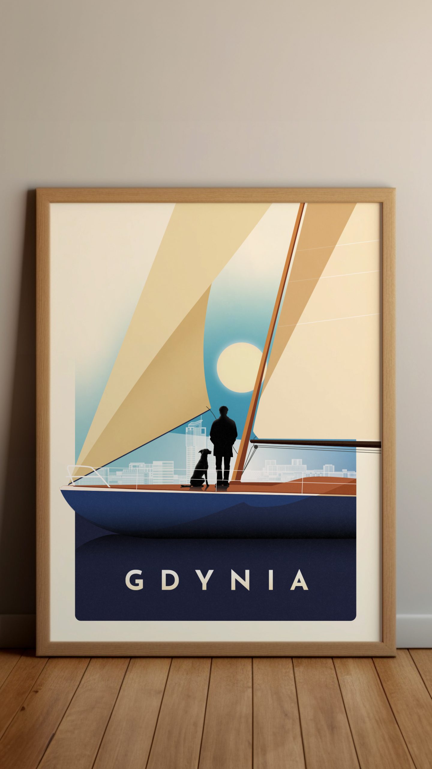 Gdynia-plakat-żagiel-Andy-Lodzinski