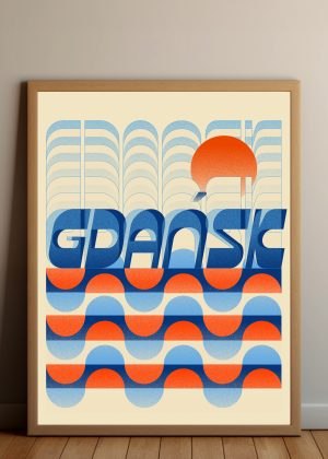Gdańsk-Fale-Andy-Lodzinski-Plakat